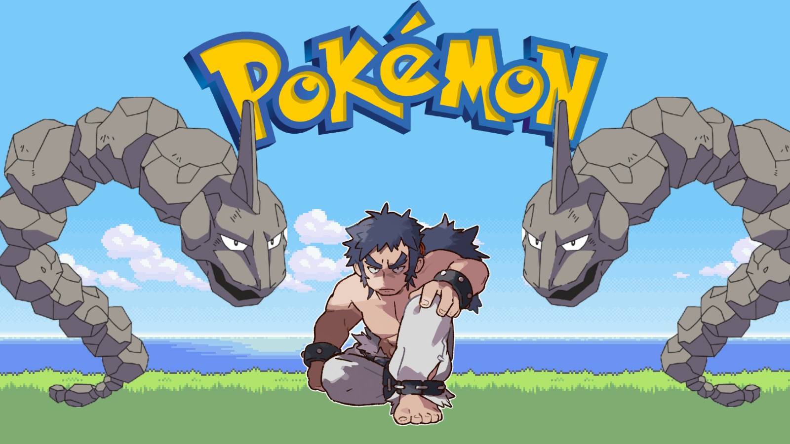 pokemon bruno and logo