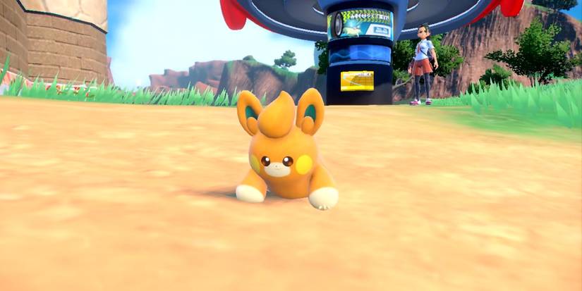 pokemon scarlet and violet pawmi battle