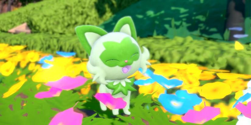 pokemon scarlet and violet sprigatito