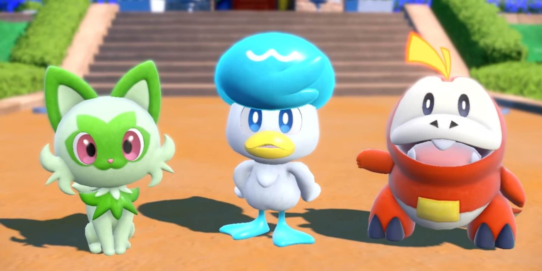 Pokemon Scarlet and Violet Fan Makes Impressive Animation Featuring Sprigatito, Quaxly, and Fuecoco