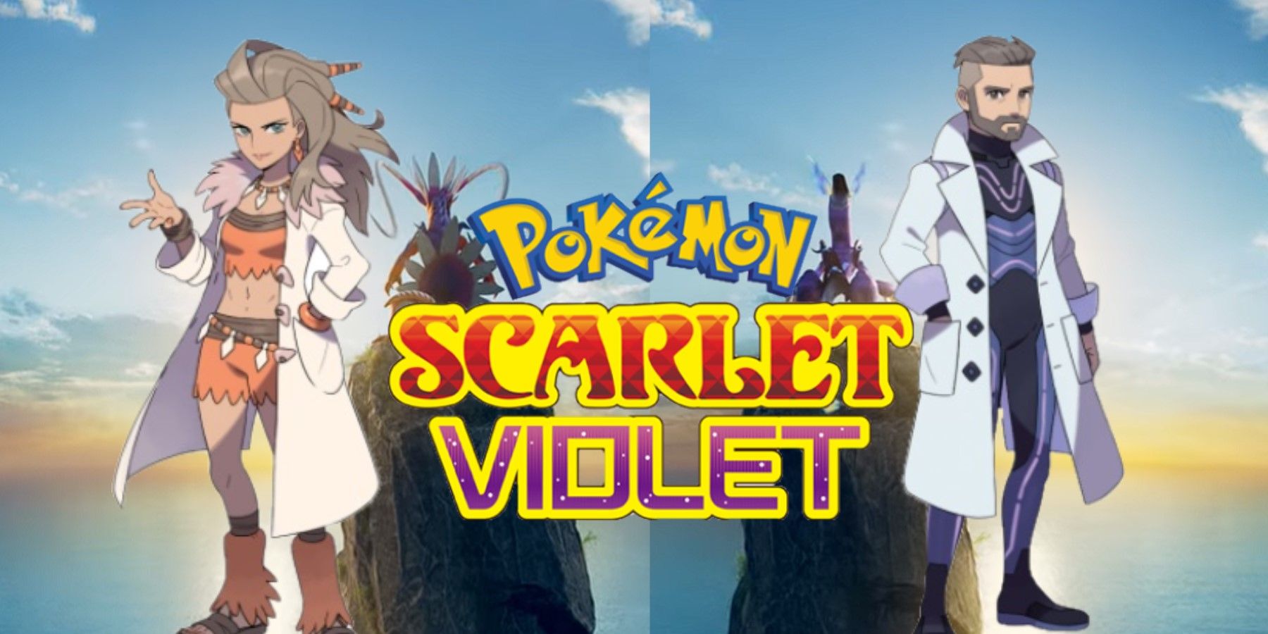 pokemon scarlet violet themes past versus future professor sada professor turo spanish koraidon miraidon japanese plot storyline