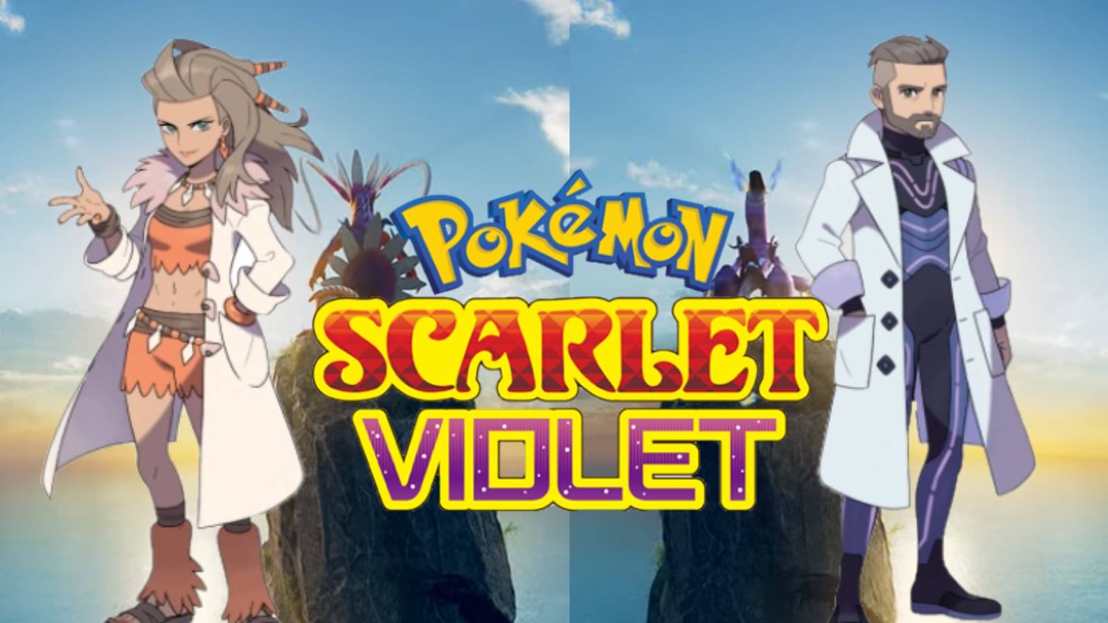 pokemon scarlet violet themes past versus future professor sada professor turo spanish koraidon miraidon japanese plot storyline
