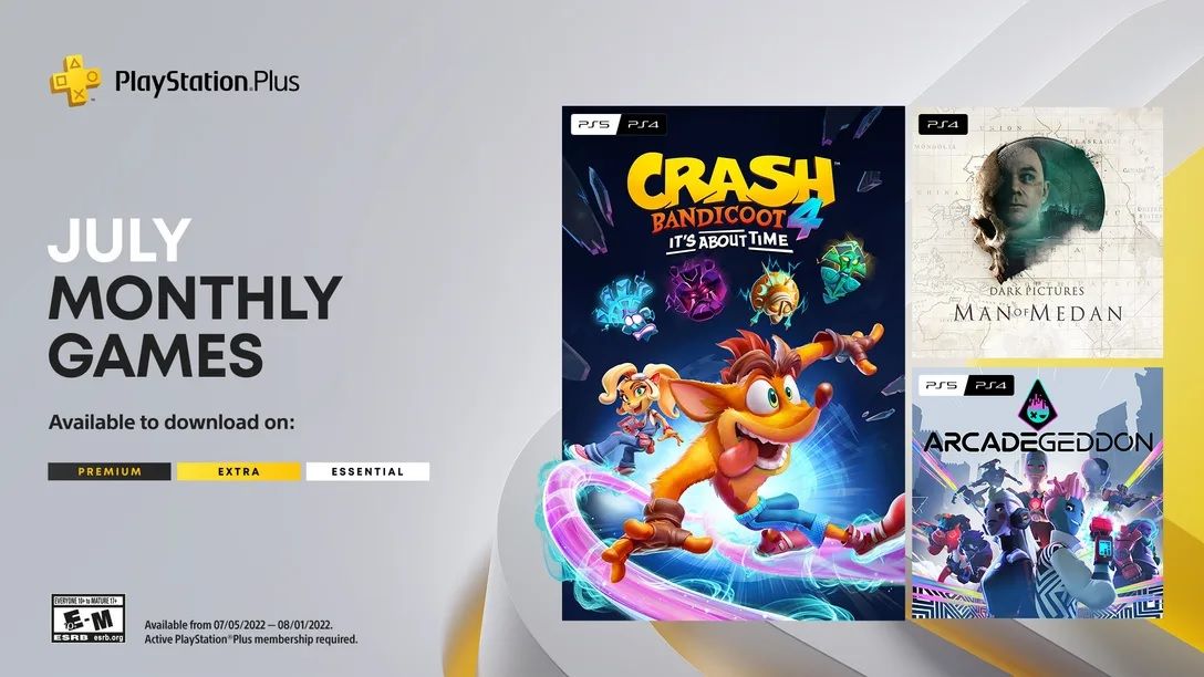 ps plus free games july 2022