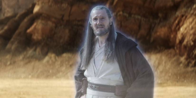 qui-gon jinn as a force ghost