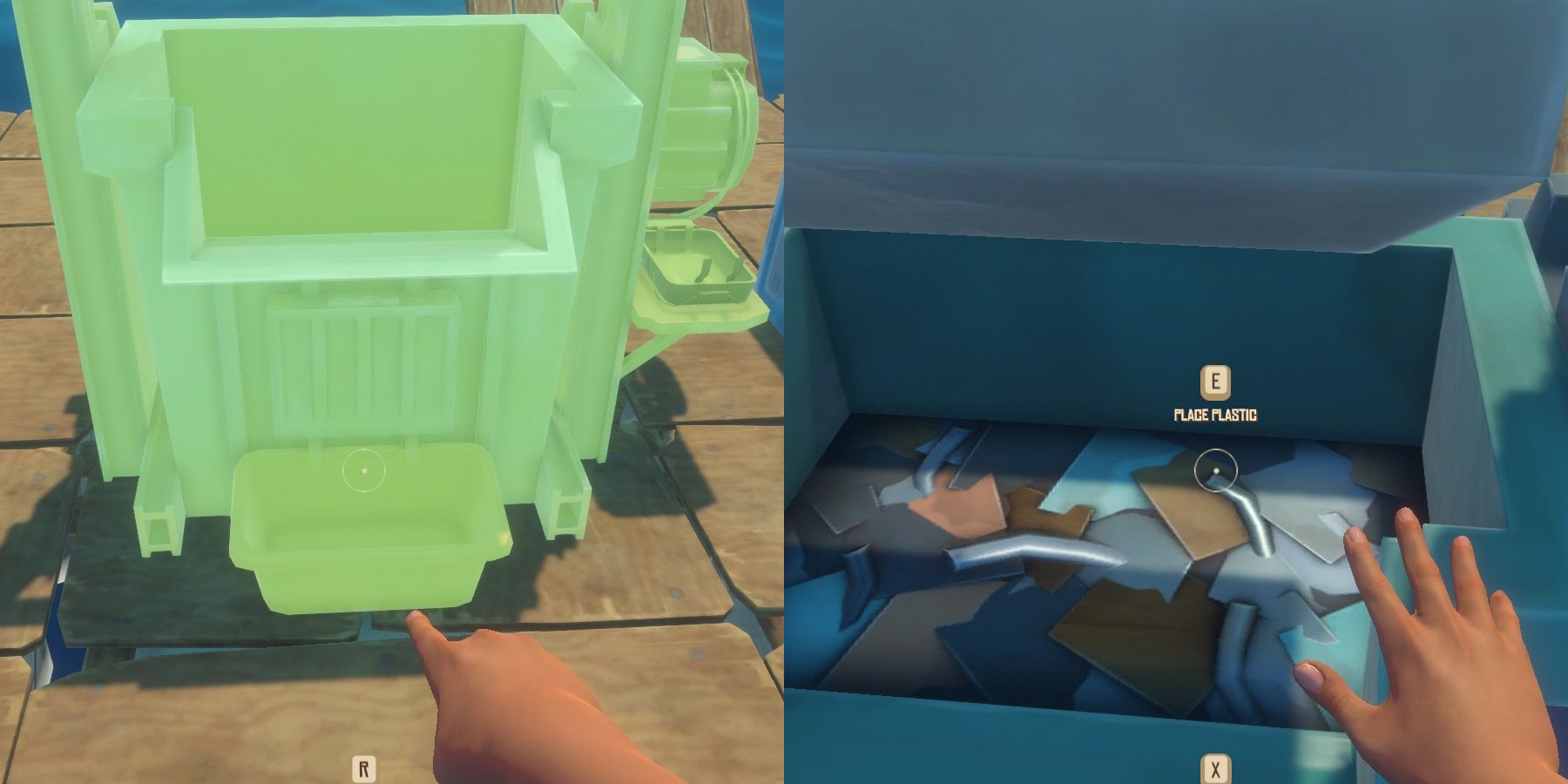 Raft How to get Trash Cubes