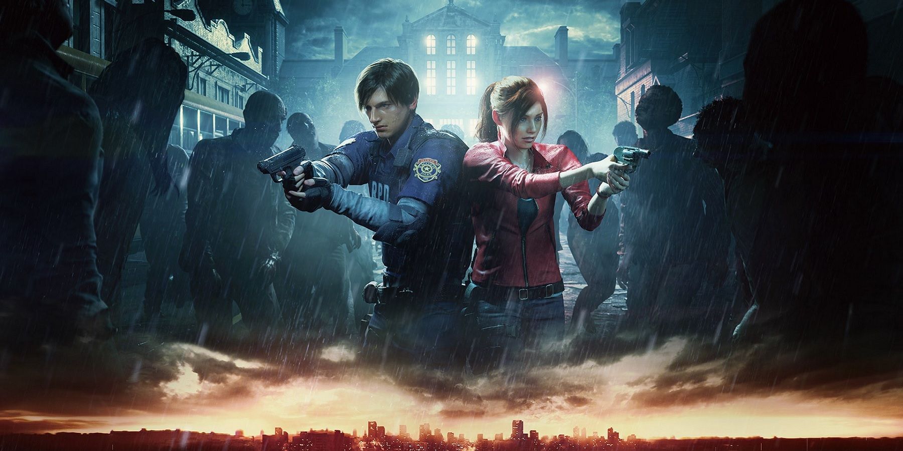 resident evil 2 leon and claire