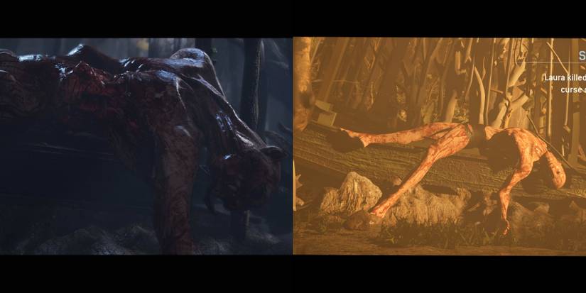 silas's werewolf and human form in the quarry