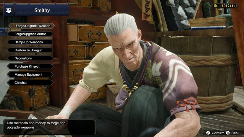 smithy monster hunter rise