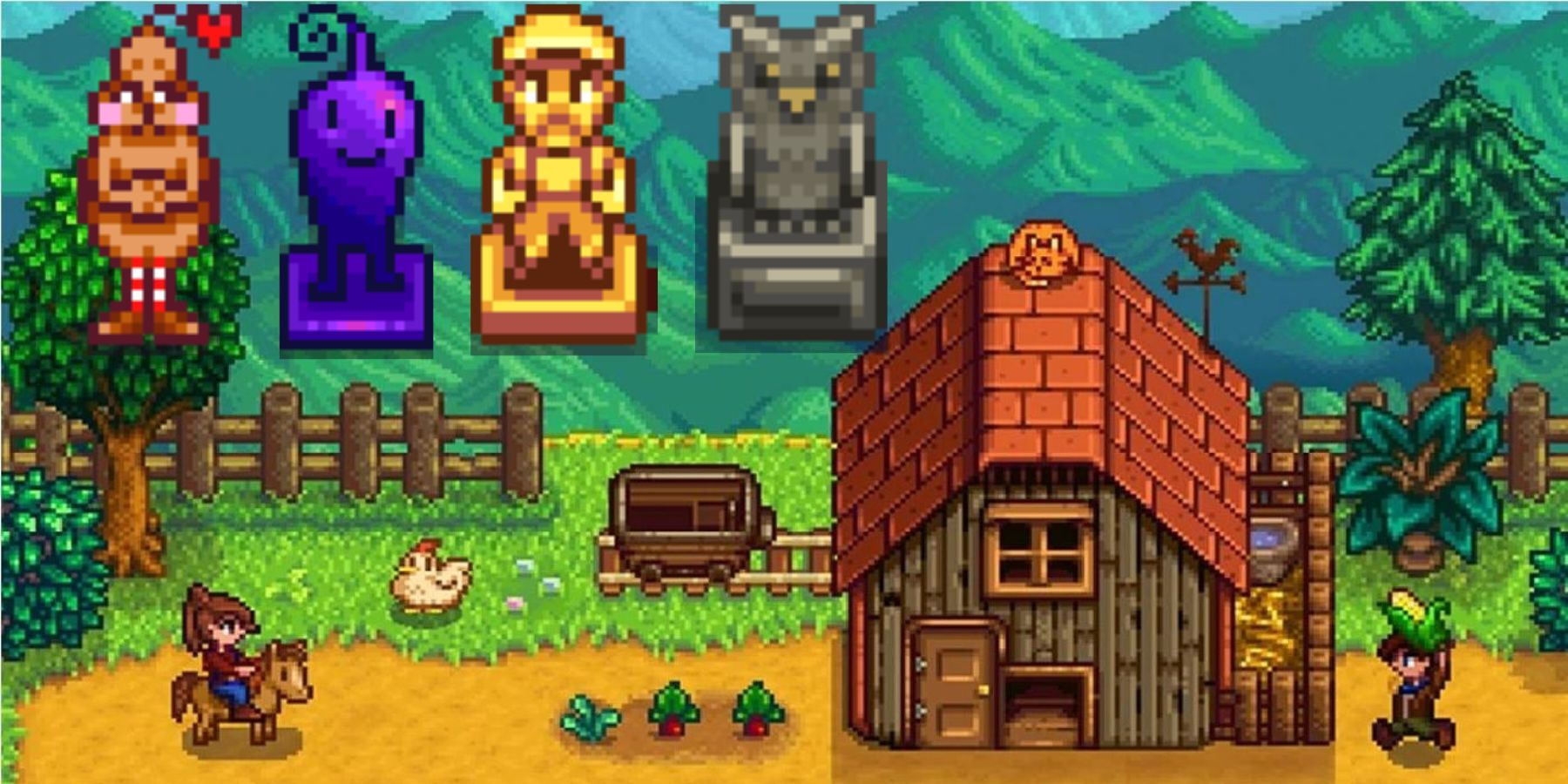 How To Get Every Secret Statue In Stardew Valley