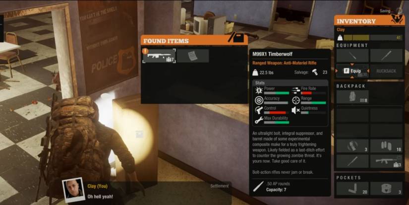 state of decay 2 M99X1 Timberwolf stats