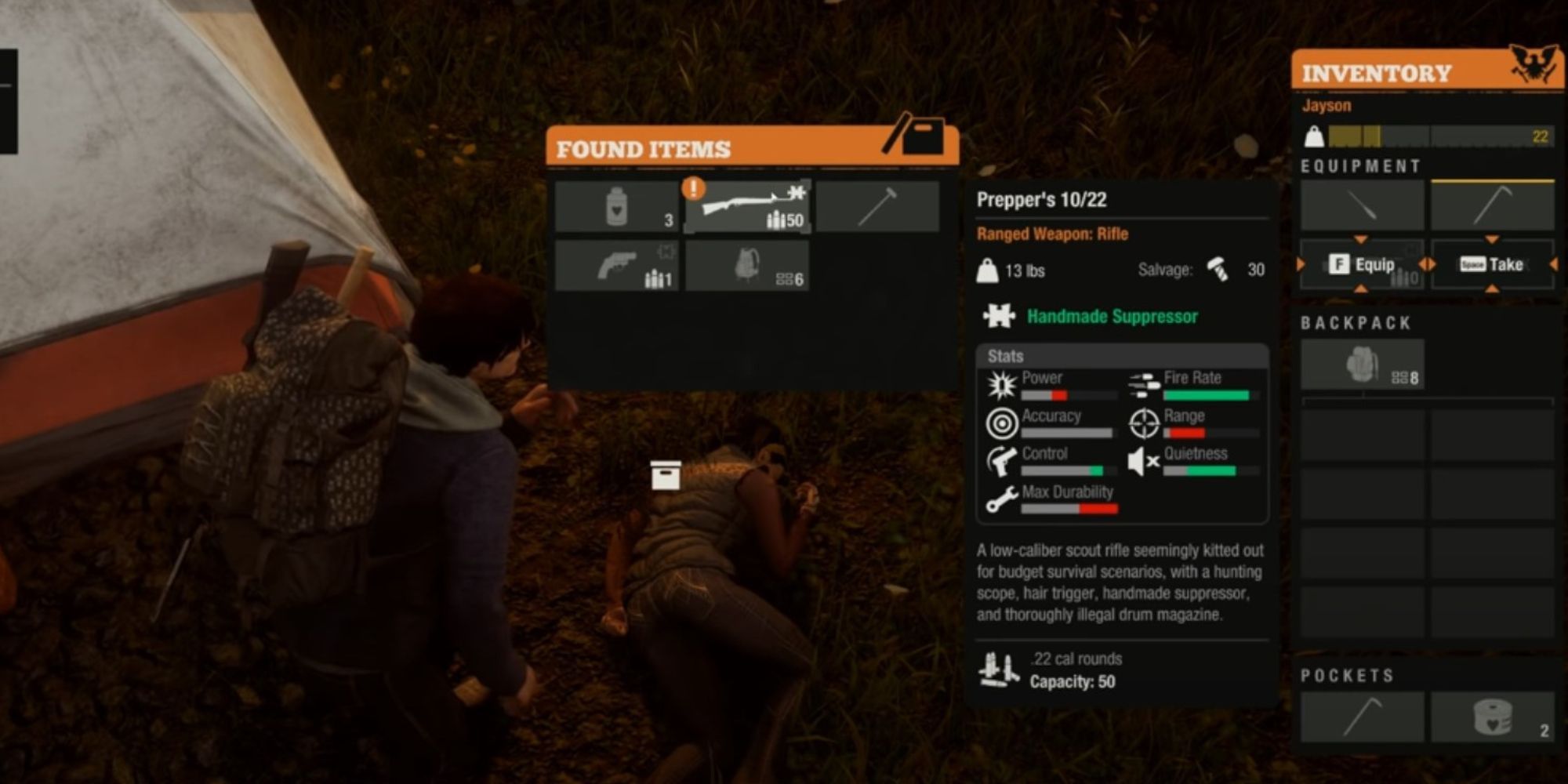 state of decay 2 Preppers 10 22 stats