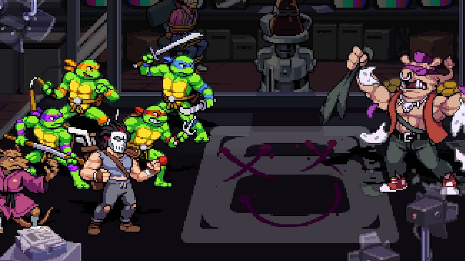 teenage mutant ninja turtles shredder's revenge against bebop