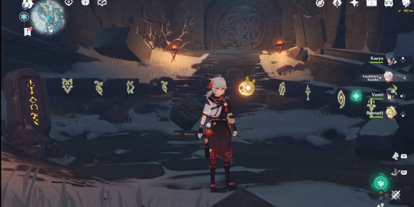 the eight symbols inside the cave in Genshin impact