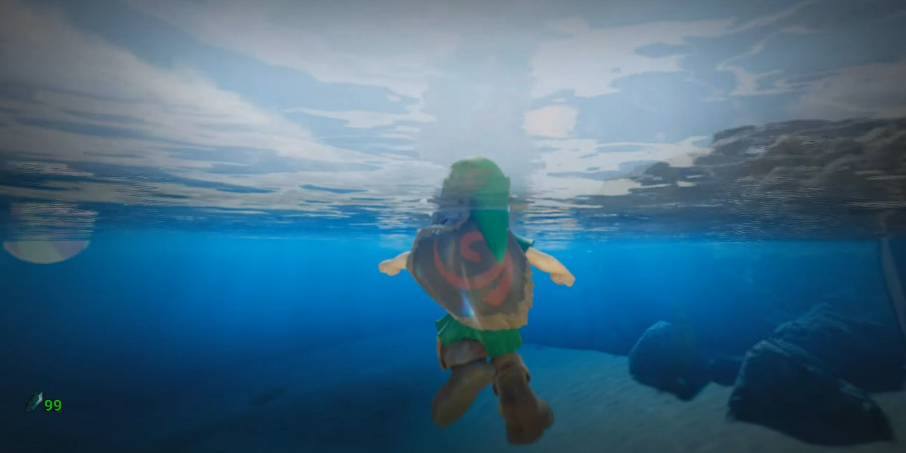 Zelda: Ocarina Of Time' Remake Has Unreal Water Physics