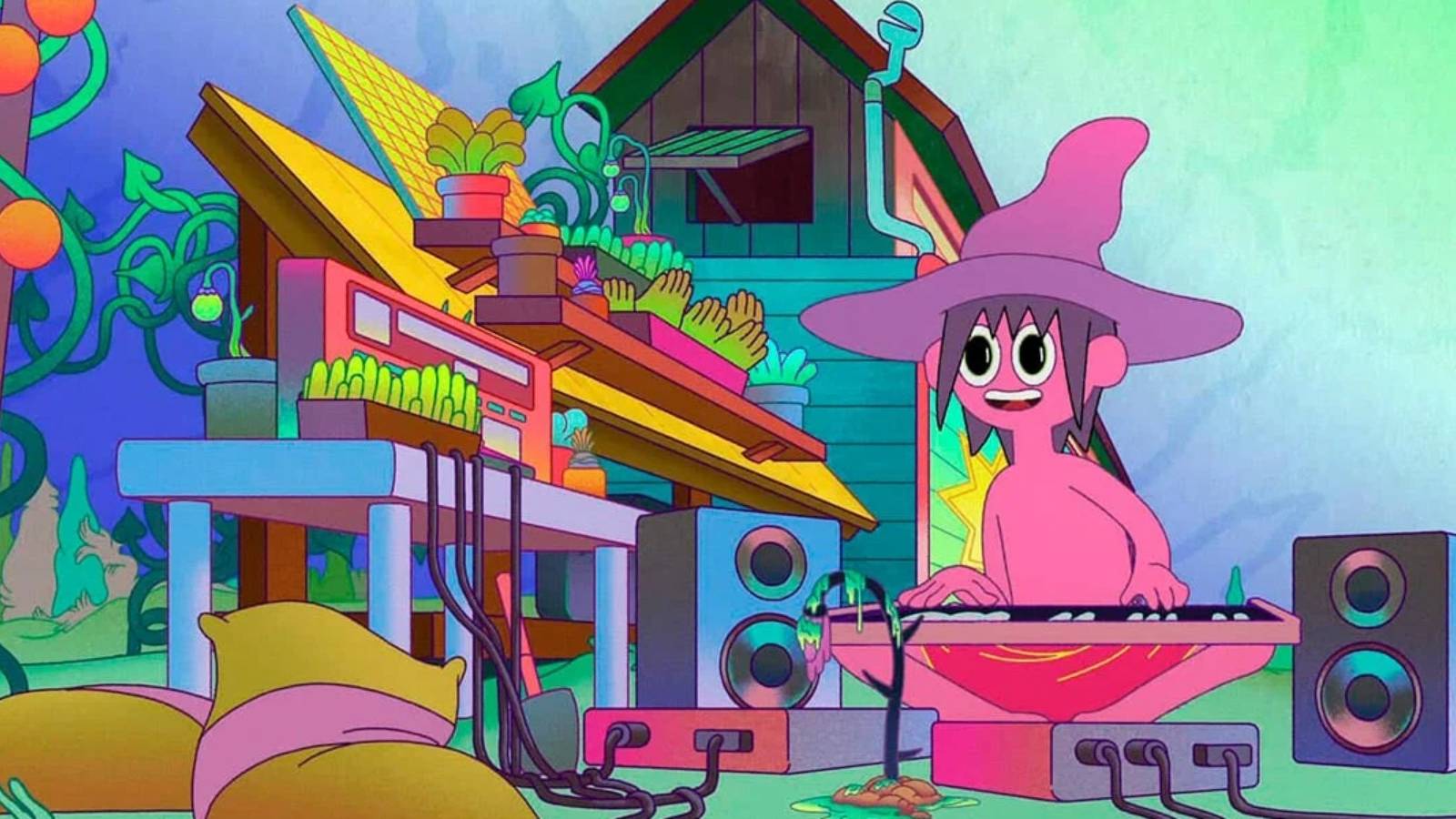 Clancy Gilroy as DJ in Netflix's The Midnight Gospel