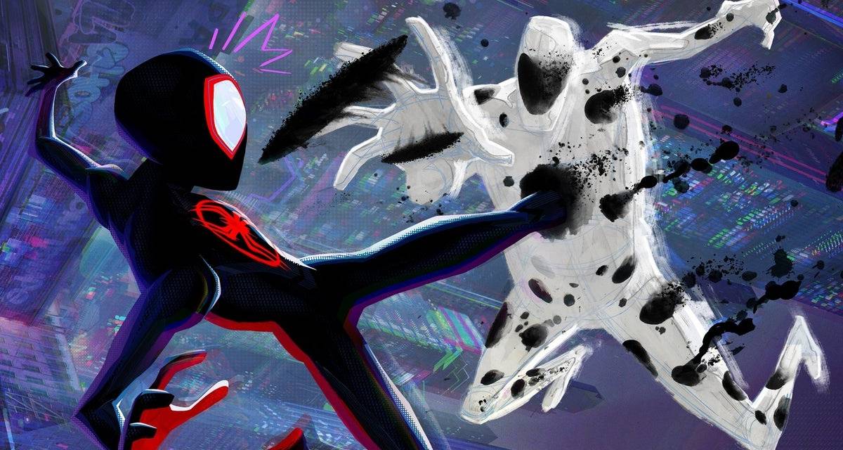 spiderman across the spiderverse the spot