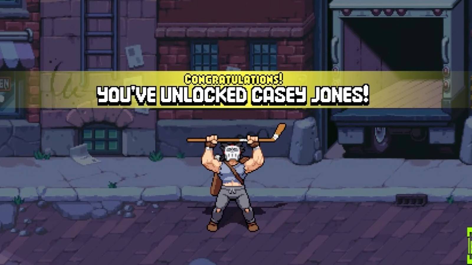 tmnt shredders revenge unlock casey jones