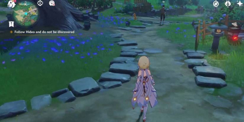 trailing behind a spy in Genshin impact