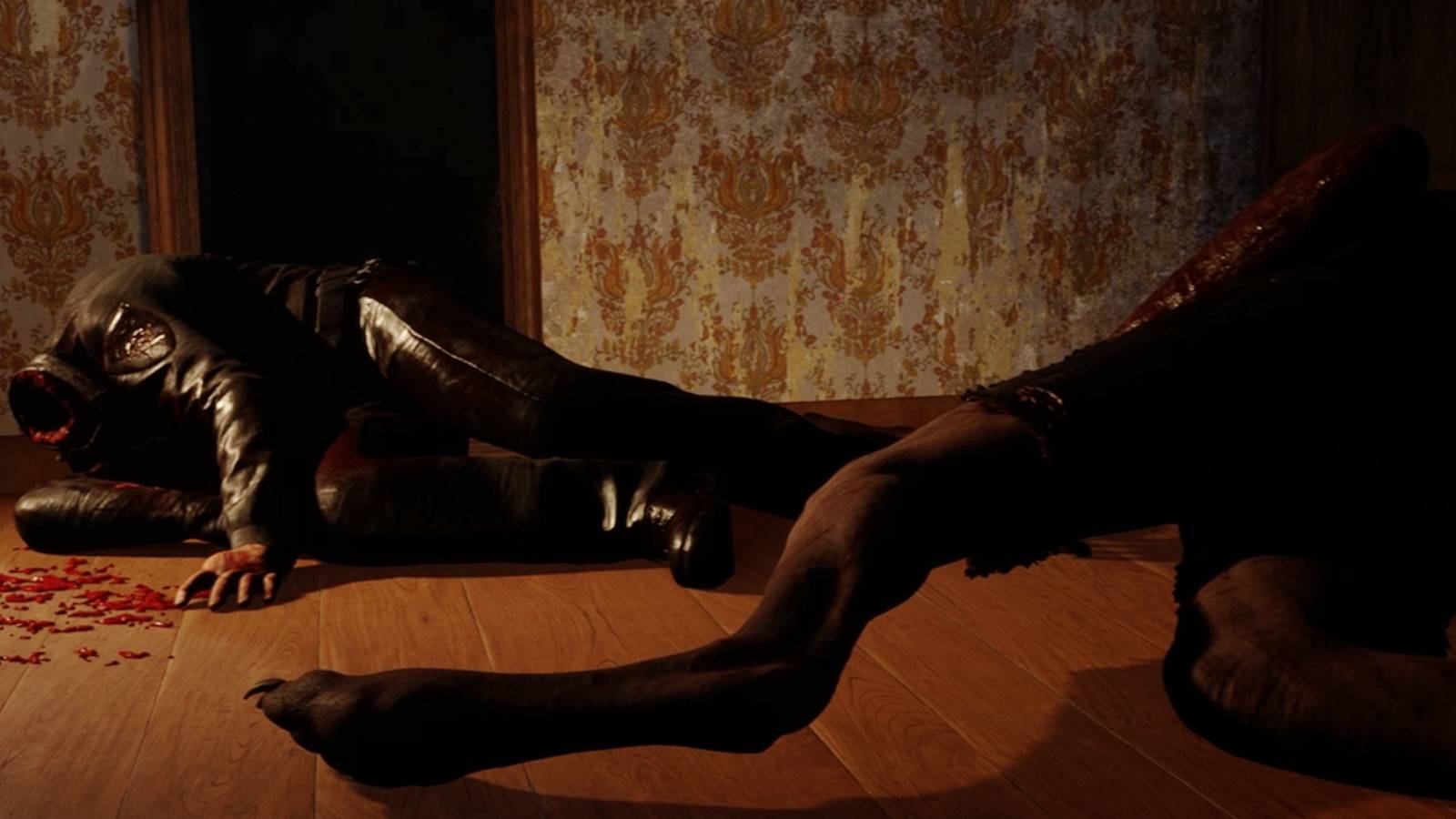 travis and laura's corpses in the quarry