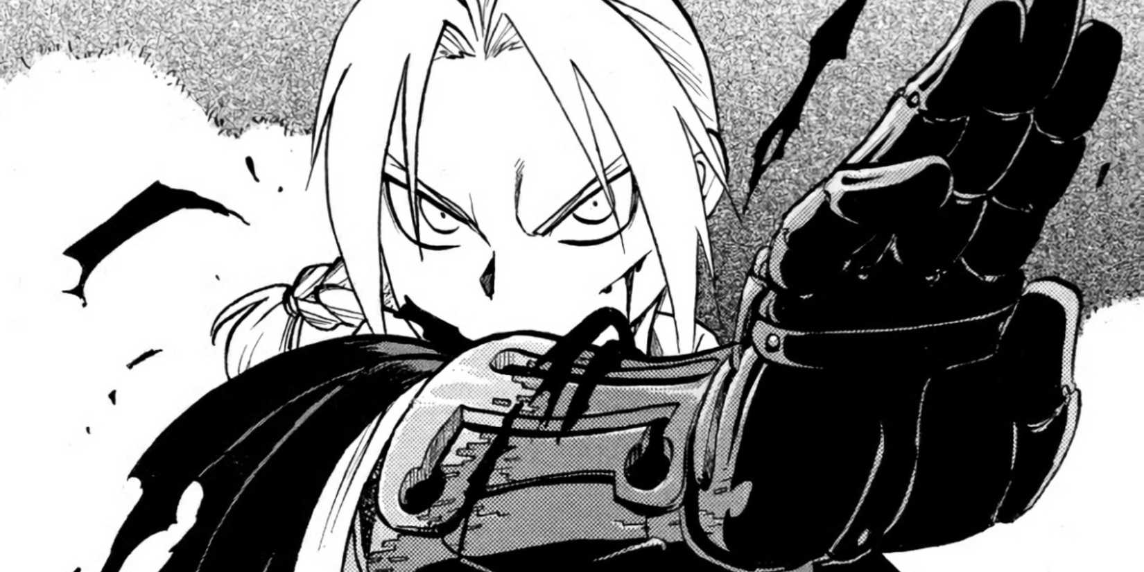 Edward Elric in the Fullmetal Alchemist Manga