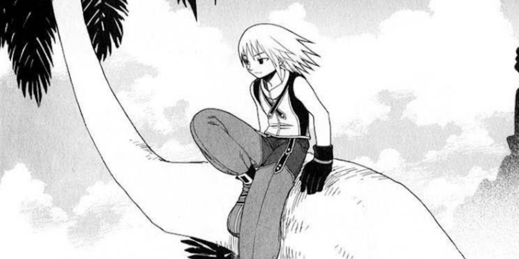 Riku in the Kingdom Hearts manga destiny islands