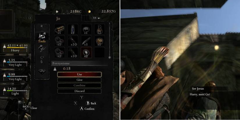 using a ferrystone dragons dogma