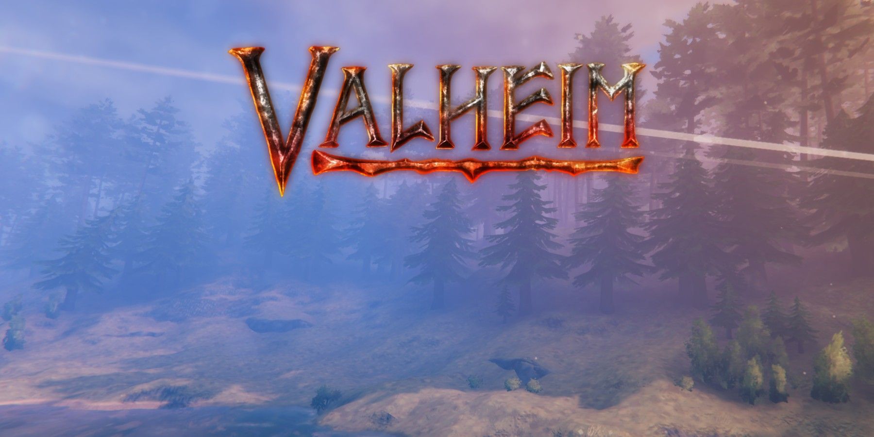 valheim logo and plains