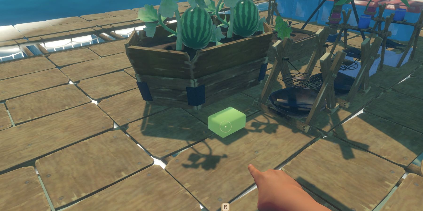 what to do with clay and sand in raft