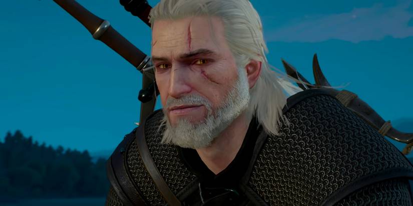 Geralt Witcher 3 Blood and Wine ending cutscene goodbye