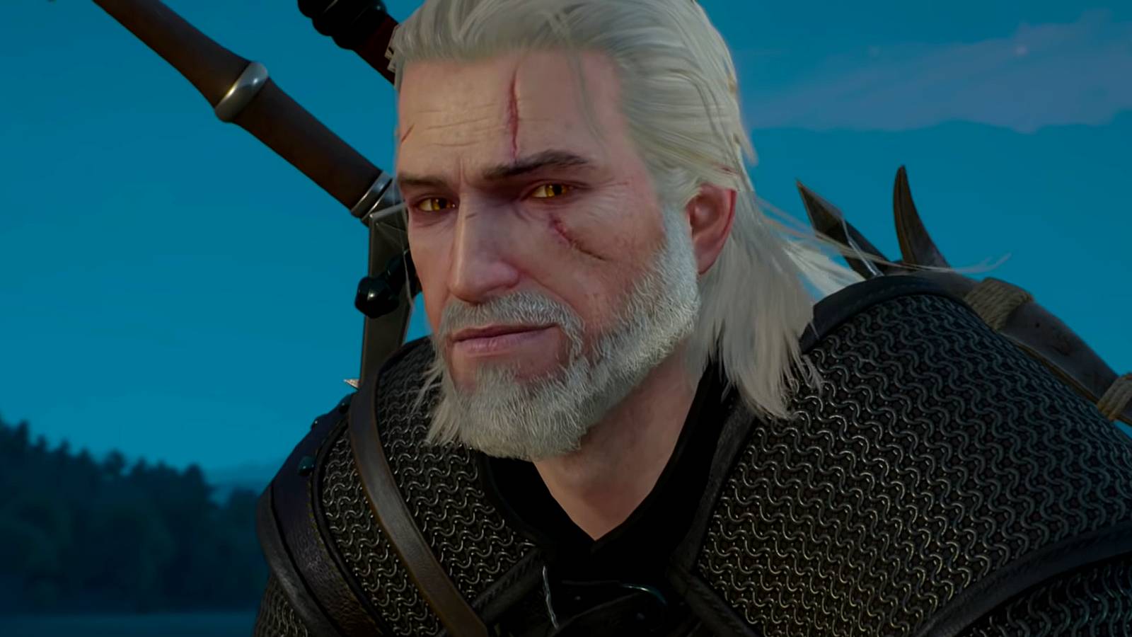 Geralt Witcher 3 Blood and Wine ending cutscene goodbye