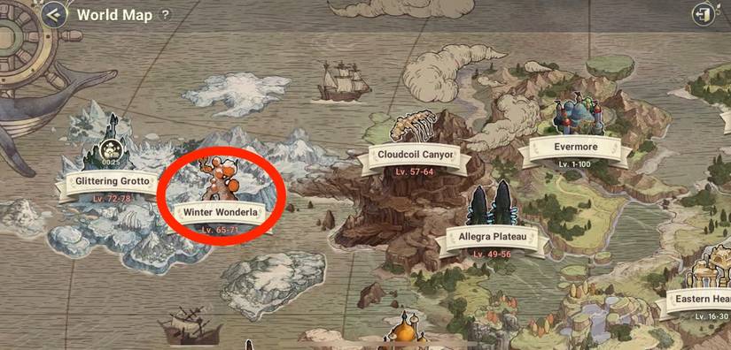 winter wonderland ni no kuno cross worlds