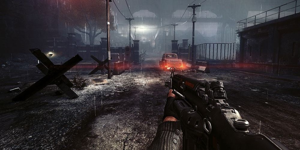 wolfenstein new order players approaching car 