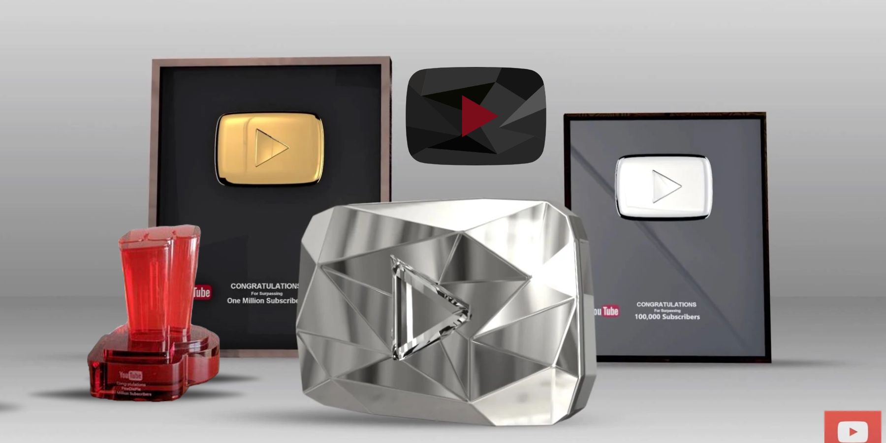 Creator Awards List: All the Play Buttons and How You Get Them