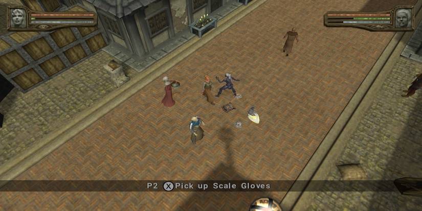 Exploring the world in Baldur's Gate Dark Alliance 2