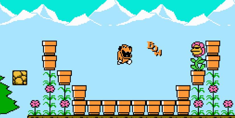 Playing a level in Wacky Races