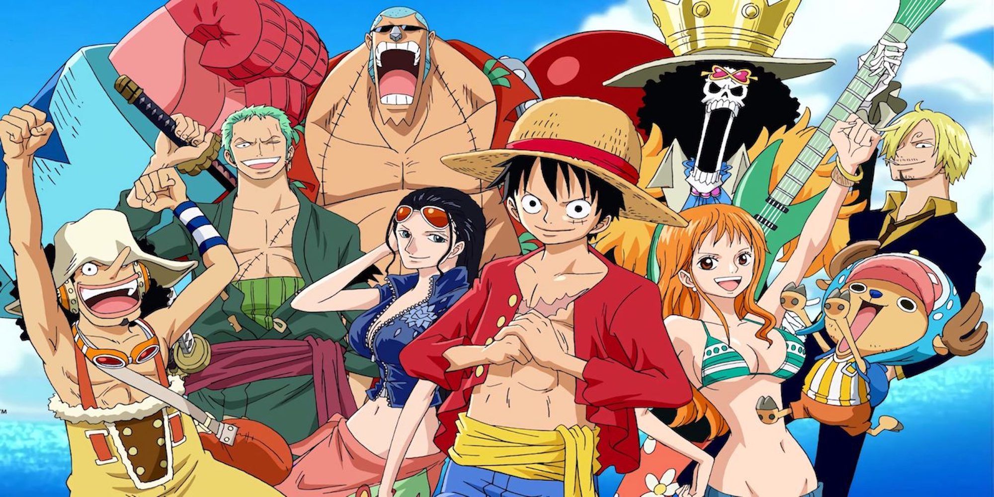 Promo art featuring characters in One Piece