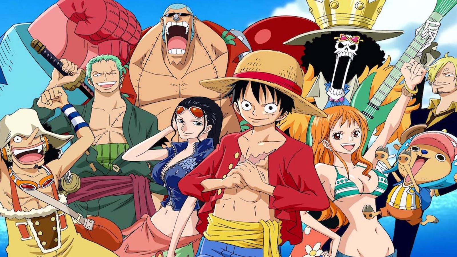 Promo art featuring characters in One Piece