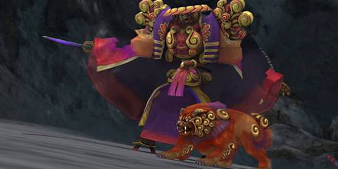 Yojimbo and Daigoro in Final Fantasy 10