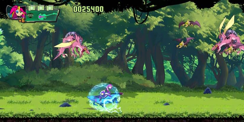 2 Fighting enemies in Spidersaurs