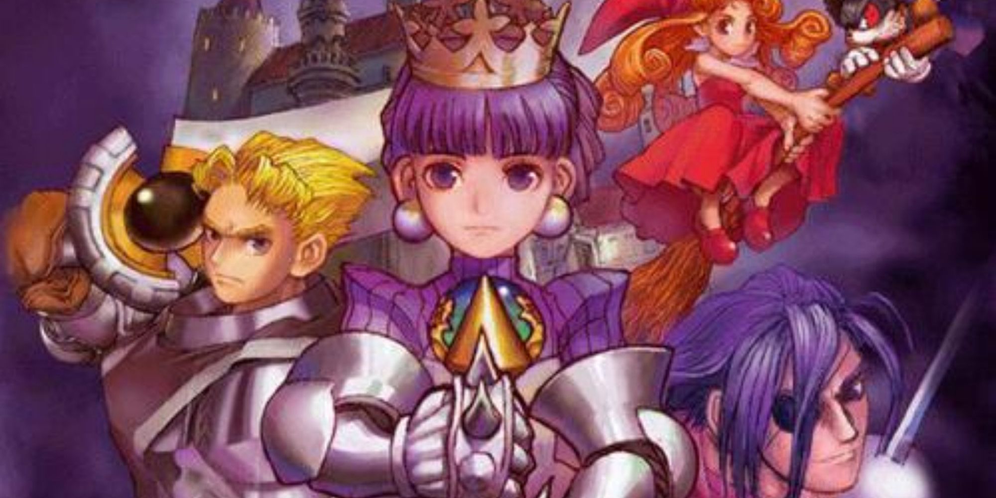 Promo art featuring characters in Princess Crown