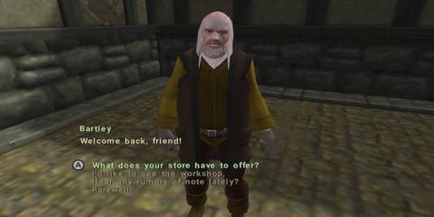 Talking to an NPC in Baldur's Gate Dark Alliance 2