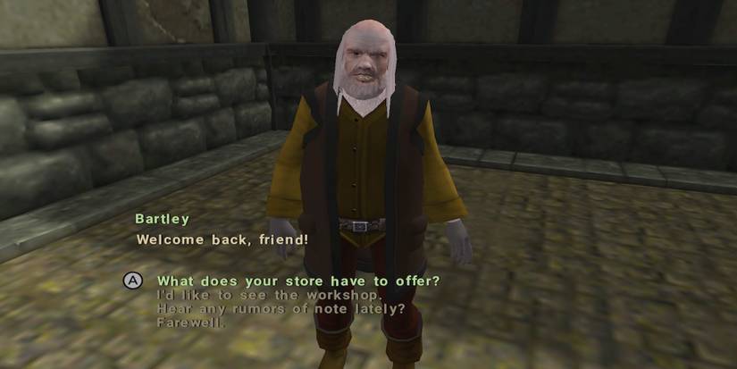 Talking to an NPC in Baldur's Gate Dark Alliance 2