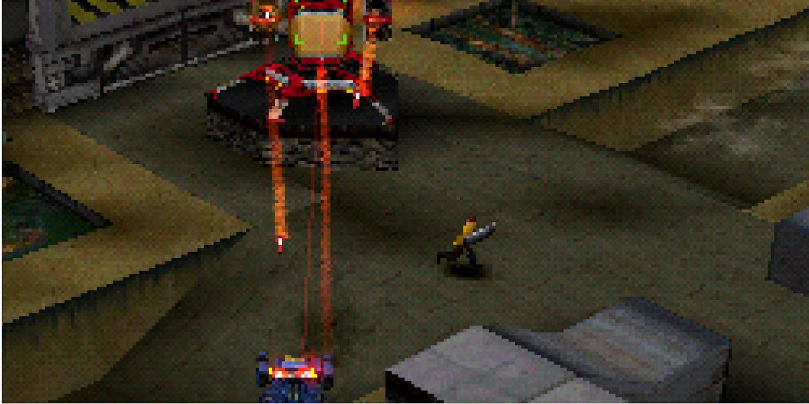 Fighting enemies in Future Cop LAPD