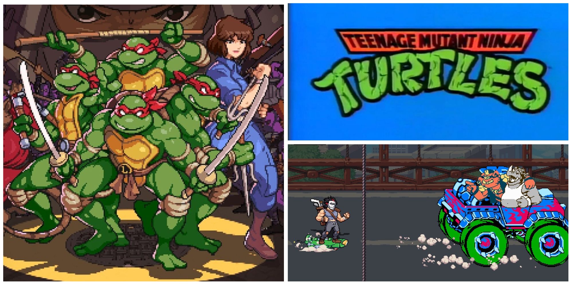 TMNT Shredder’s Mods- Mirage Turtles Turtles Logo NEs Rocksteady Bebop