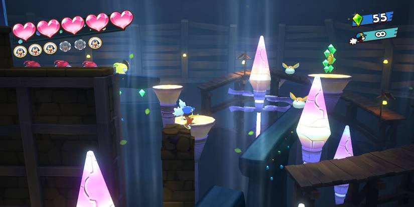 Exploring a level in Klonoa Phantasy Reverie Series