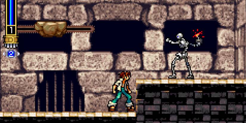 Fighting enemies in Shaman King Master Of Spirits