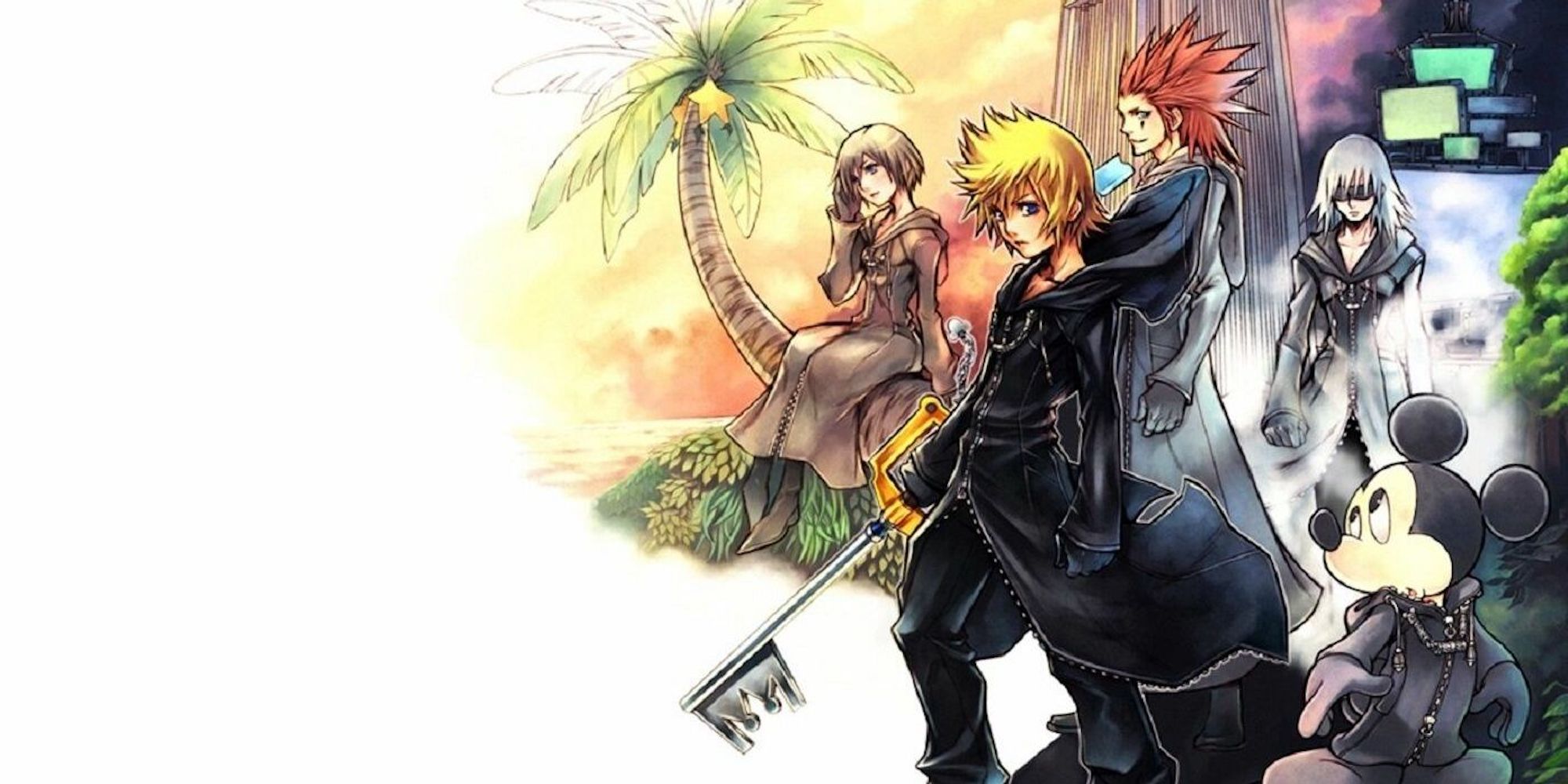 Promo art featuring characters in Kingdom Hearts 358:2 Days