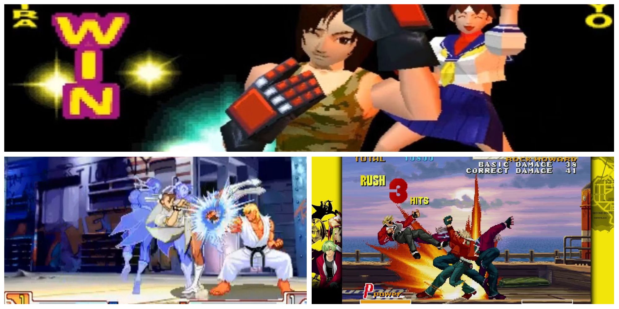 Cult Fighting Games- Rival Schools Street Fighter 3 Garou Mark of the Wolves