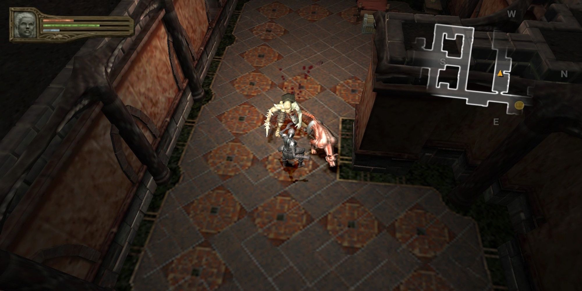 Fighting enemies in Baldur's Gate Dark Alliance 2