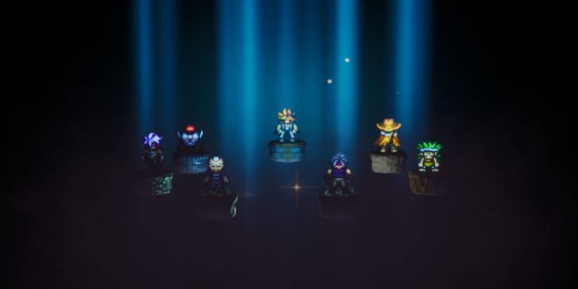 The chapter menu in Live a Live